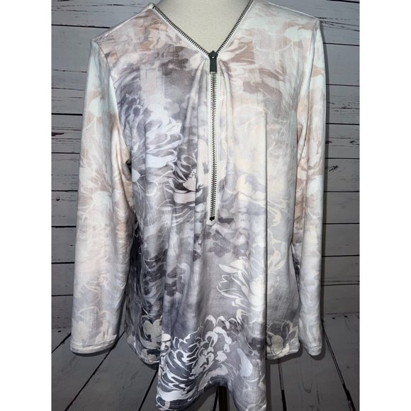 Soft Surrondings Blouse Corrina Large Shirt whimsigoth Tunic 2BR47 Velour goth - Picture 1 of 9